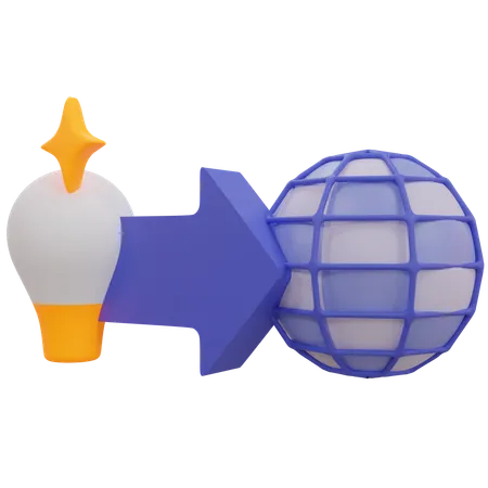 Idée globale  3D Icon