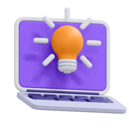 Idée d'ordinateur portable  3D Icon