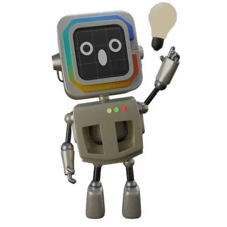 Idee Roboter  3D Icon