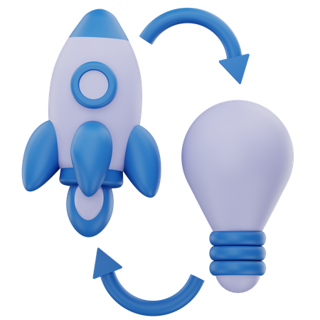 Ideenstart  3D Icon