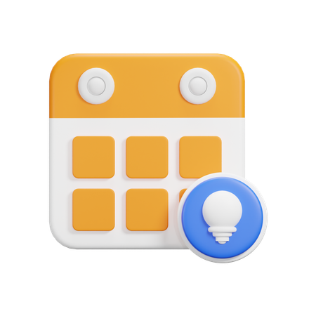 Ideenkalender  3D Icon