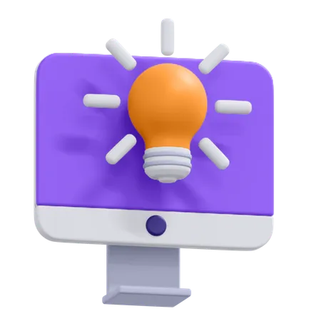 Ideia de computador  3D Icon