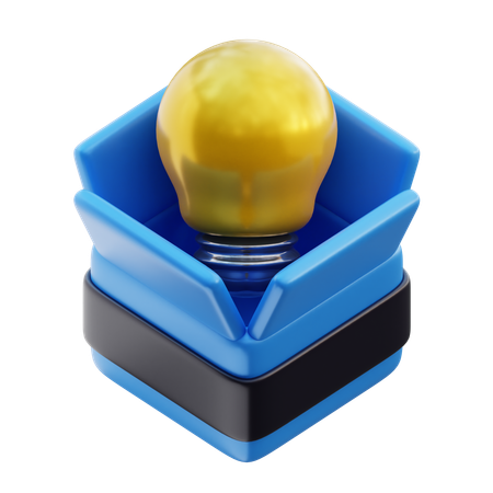 Ideia criativa  3D Icon