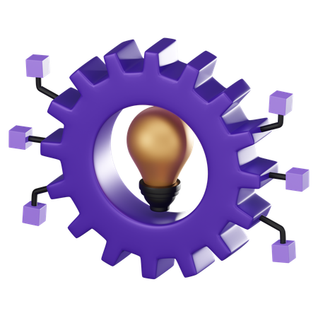 Ideia criativa  3D Icon