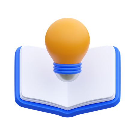 Ideia de aprendizagem  3D Icon