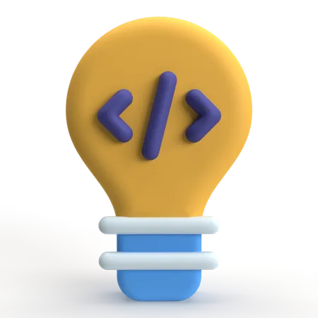 Ideia de codificação  3D Icon
