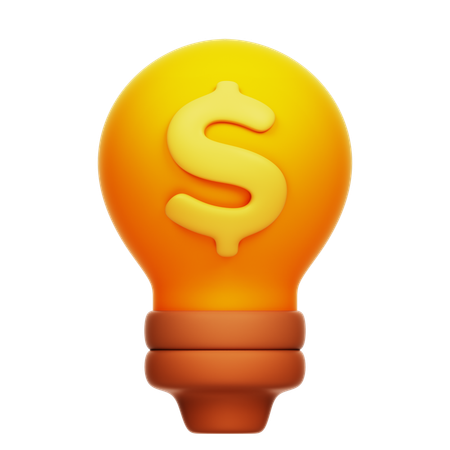 Ideia de dinheiro  3D Icon