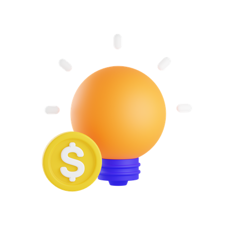 Ideia de investimento  3D Icon