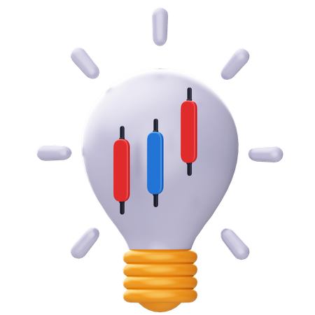 Ideia de investimento  3D Icon