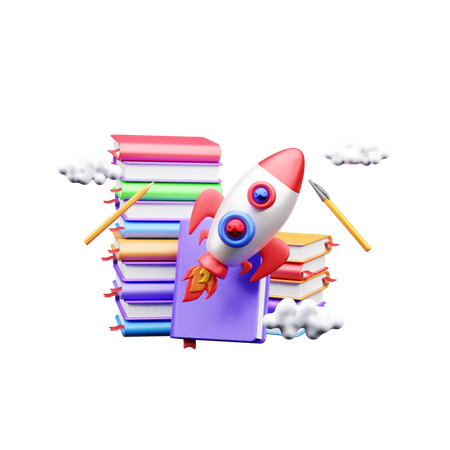 Ideia de leitura  3D Icon