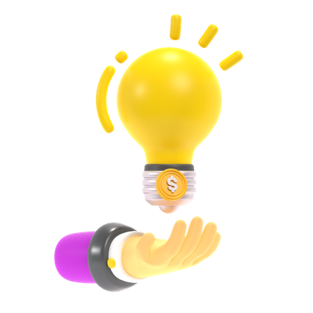 Ideia de negócio  3D Icon