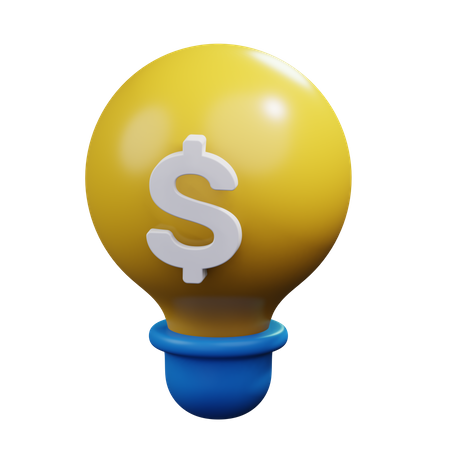Ideia de dinheiro  3D Icon
