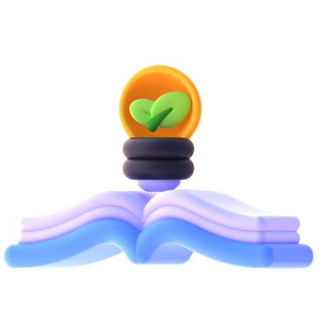 Ideia ecológica  3D Icon