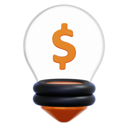 Ideia financeira  3D Icon