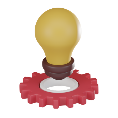 Ideia inovadora  3D Icon