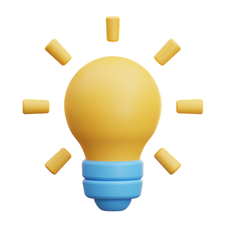 Ideia inovadora  3D Icon