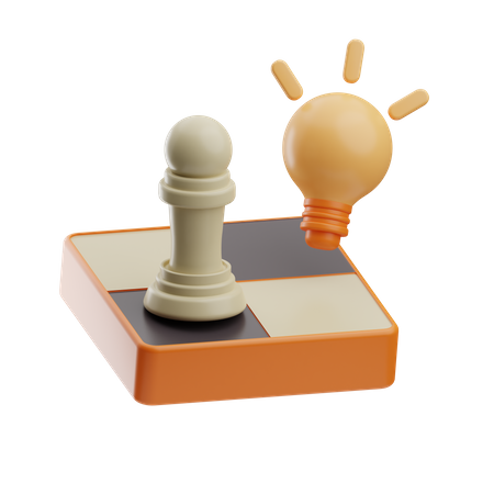 Ideia de xadrez  3D Icon