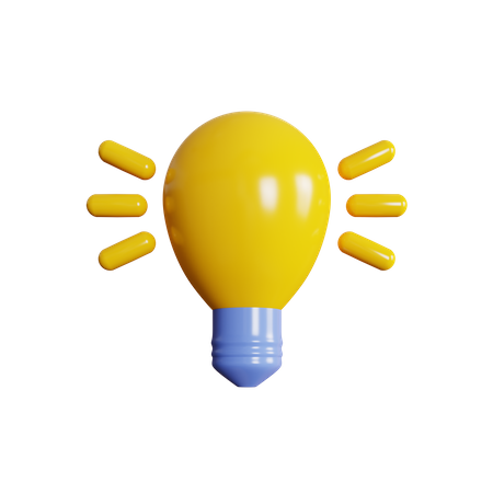 Ideias brilhantes  3D Icon