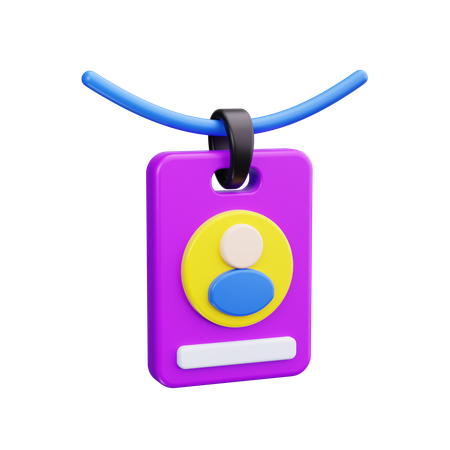 Identification  3D Icon