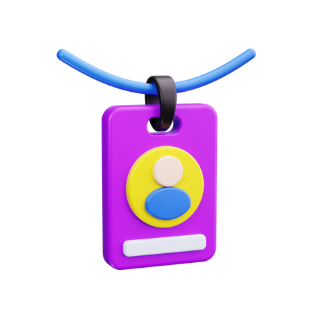 Identification  3D Icon