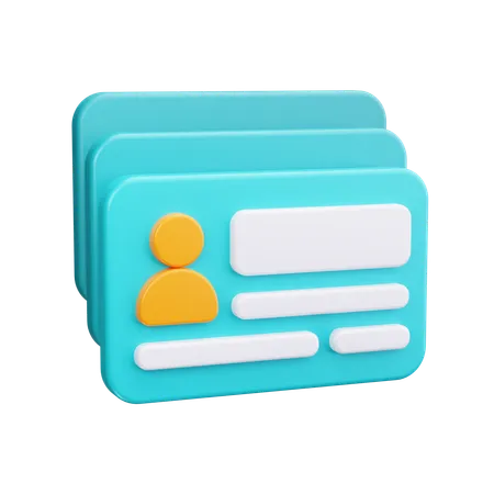 Identification  3D Icon