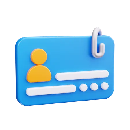 Identification  3D Icon