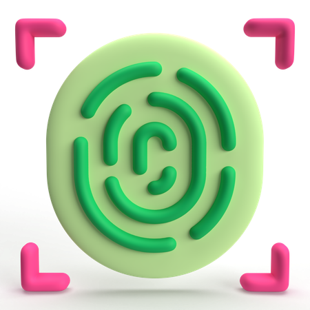 Identifición de toque  3D Icon