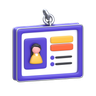 identity card emoji 3d