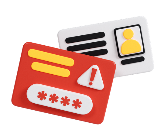 Identity Security  3D Icon