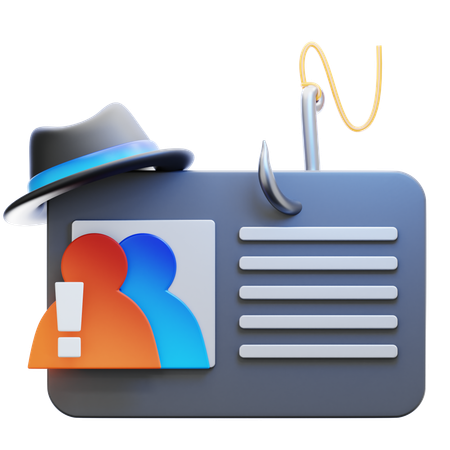 Identity Theft  3D Icon