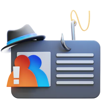 Identity Theft  3D Icon
