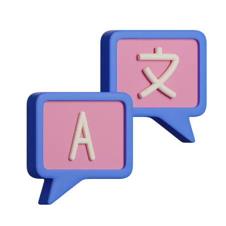 Idiomas  3D Icon