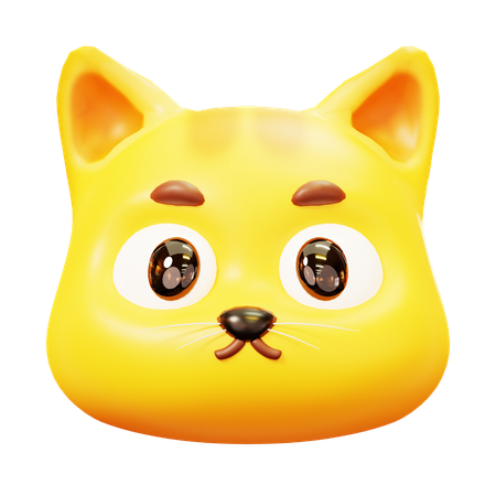 Premium Cat Emoji 3D Illustration pack from Sign & Symbols 3D Illustrations