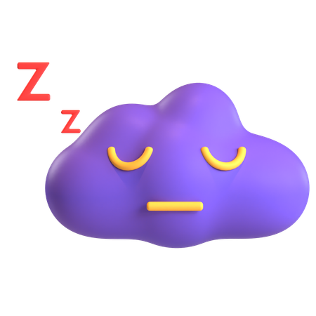 Idle Cloud  3D Icon