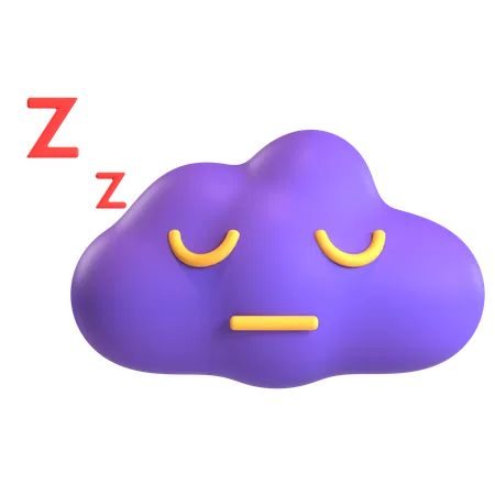 Idle Cloud  3D Icon