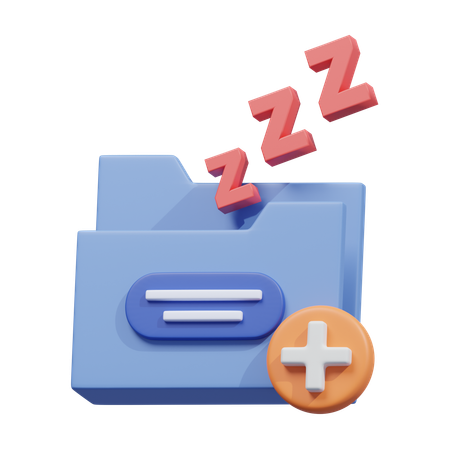 Idle Document Status  3D Icon