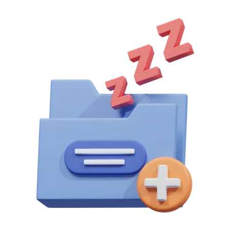 Idle Document Status  3D Icon