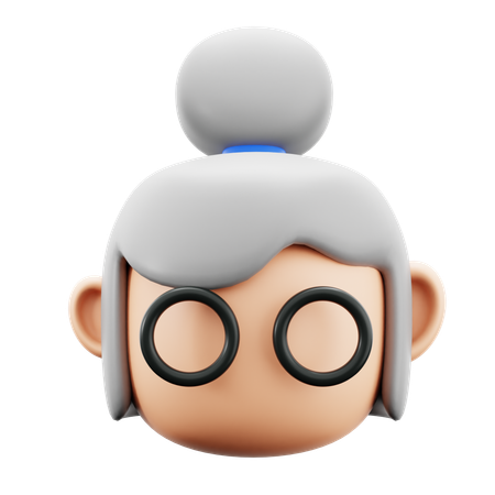 Idosa  3D Icon