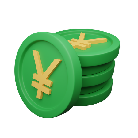 Yen japonês  3D Icon