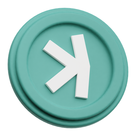 Sendo uma moeda  3D Icon