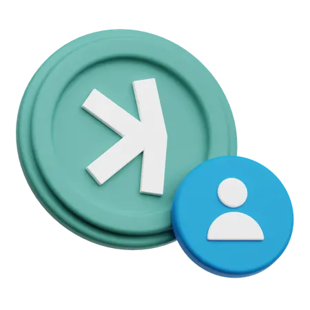 Konto sein  3D Icon