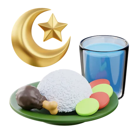 Iftar  3D Icon