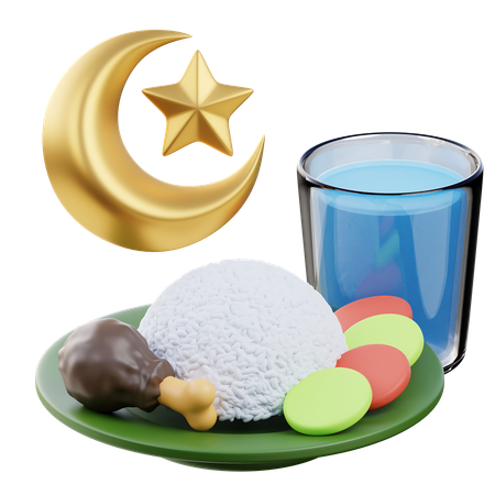 Iftar  3D Icon