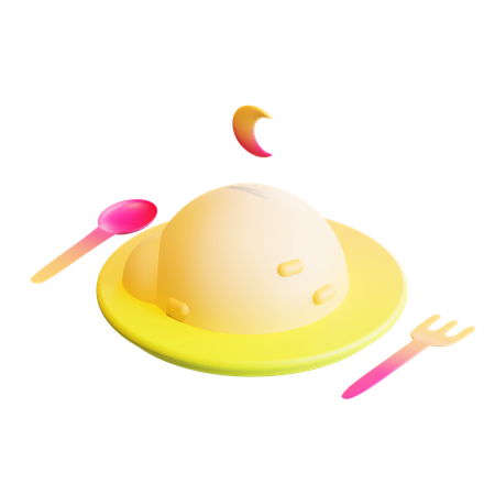 Iftar  3D Icon