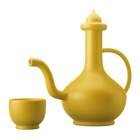 Iftar Arabian Teapot  3D Icon