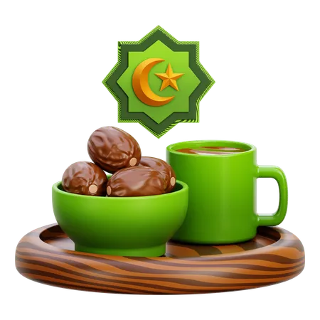 Comida iftar  3D Icon