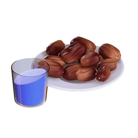 Comida iftar  3D Icon