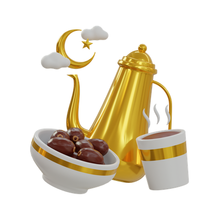 Comida iftar  3D Icon