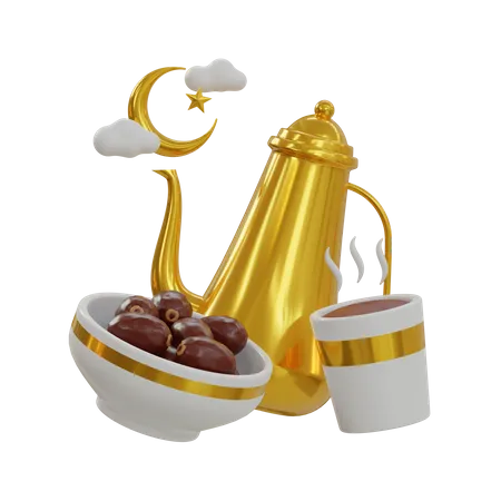 Comida iftar  3D Icon