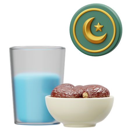 Comida iftar  3D Icon